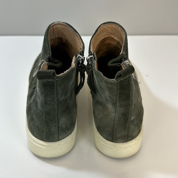 Sofft Britton Zip Waterproof Suede Hightop Sneaker Olive Green Size 7.5 Comfort - Picture 9 of 16